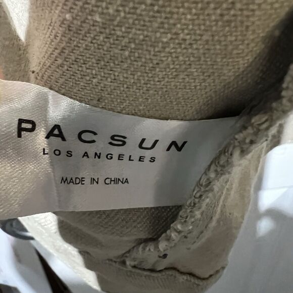 Playboy by Pacsun Men’s Beige Denim, Corduroy Collar Trucker Jacket  Size SMALL - Picture 10 of 12